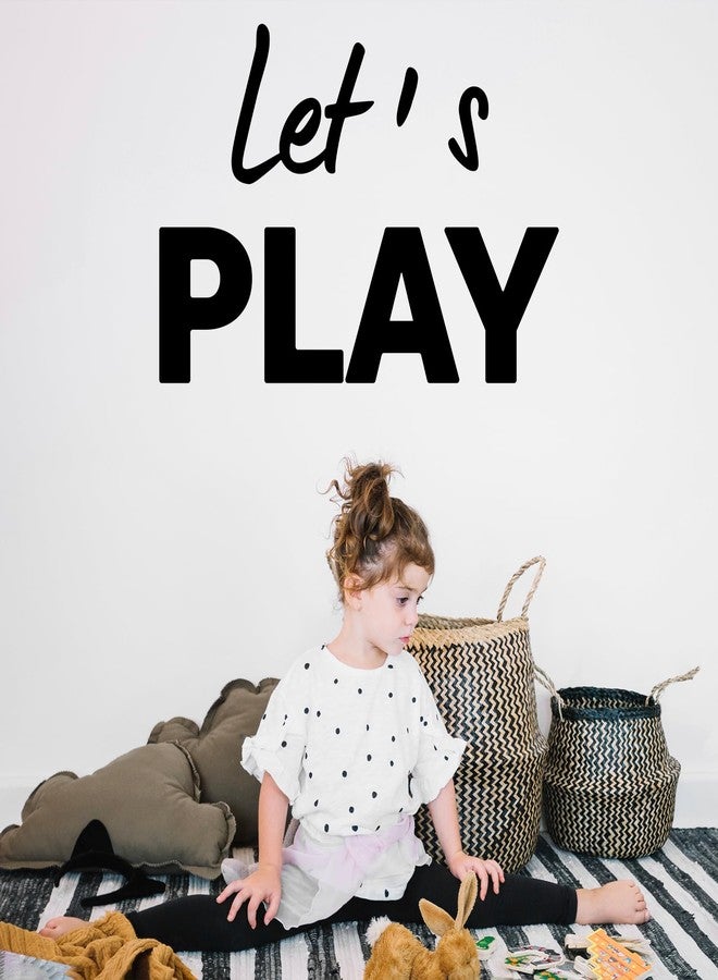 thovorrnl Let's Play Wall Decals Kids Room Wall Stickers, Removable Vinyl DIY Wall Murals Wallpaper for Nursery Children Baby Kids Boys Girls Bedroom Living Room Home Decoration - Image 4