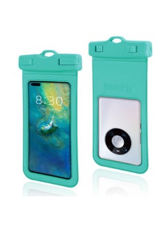 Waterproof Mobile Phone Bag For Water Park Can Touch Screen Swimming Waterproof Mobile Phone Case Takeaway Special Mobile Phone Seal-Color:Macaron Blue (for 99% Models)-Dimensions:independent Packaging