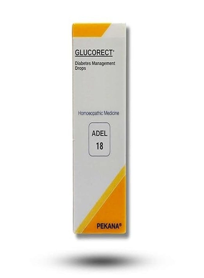 PVR MEDITECH ADEL No. 18 Glucorect Drops | Homoeopathic Medicine for Blood Sugar Management & Metabolic Support | Adelmar Pharma GmbH - 20 ml - Image 1