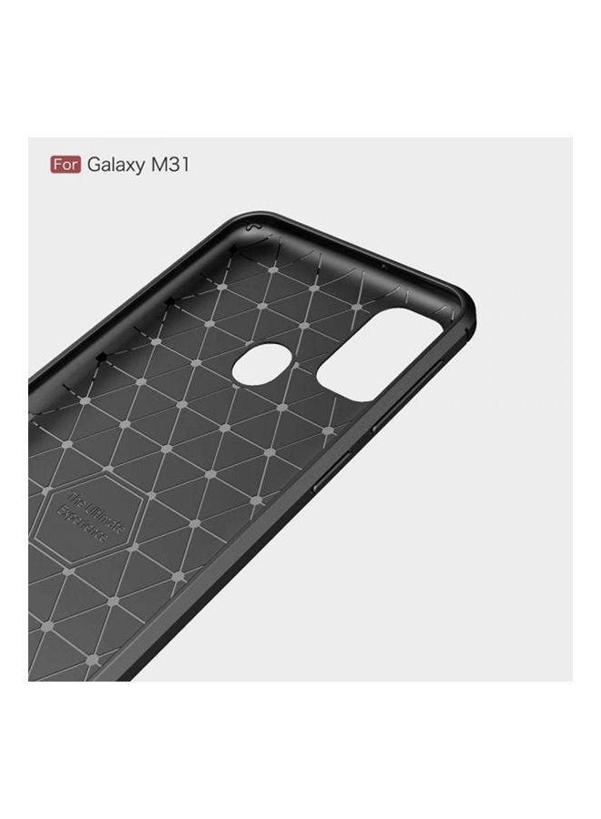 نيبمينينت جراب لهاتف سامسونج جالاكسي M31 ، هاتف مقاوم للانزلاق فائق النحافة متين من البولي يوريثان الحراري أسود - Image 3