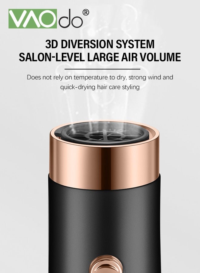 VAOdo 4 in 1 Hair Dryer Brush, Detachable Blow Dryer Brush Air Styler Wrap Air Curler, Curly Twist Hot Curling Iron, Negative Ion Blow Dryer Hot Styler, Travel Hair Styling Tool for All Hair Types - Image 2