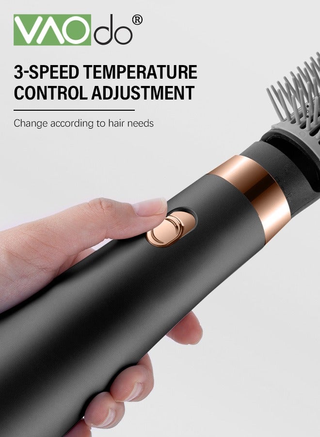 VAOdo 4 in 1 Hair Dryer Brush, Detachable Blow Dryer Brush Air Styler Wrap Air Curler, Curly Twist Hot Curling Iron, Negative Ion Blow Dryer Hot Styler, Travel Hair Styling Tool for All Hair Types - Image 5