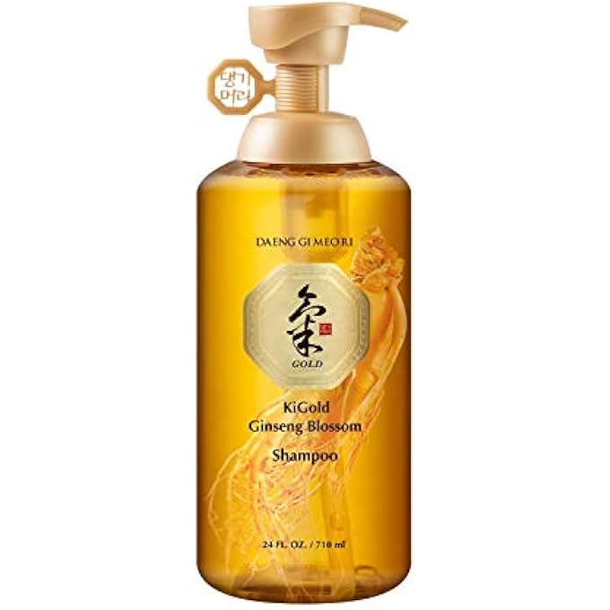 DAENG GI MEO RI - KI GOLD GINSENG BLOSSOM SHAMPOO, REAL GINSENG INSIDE!, MEDICINAL HERBAL SHAMPOO, HAIR GROWTH, PREVENTING HAIR LOSS, 24.01 FL OZ (PACK OF 1) - Image 1