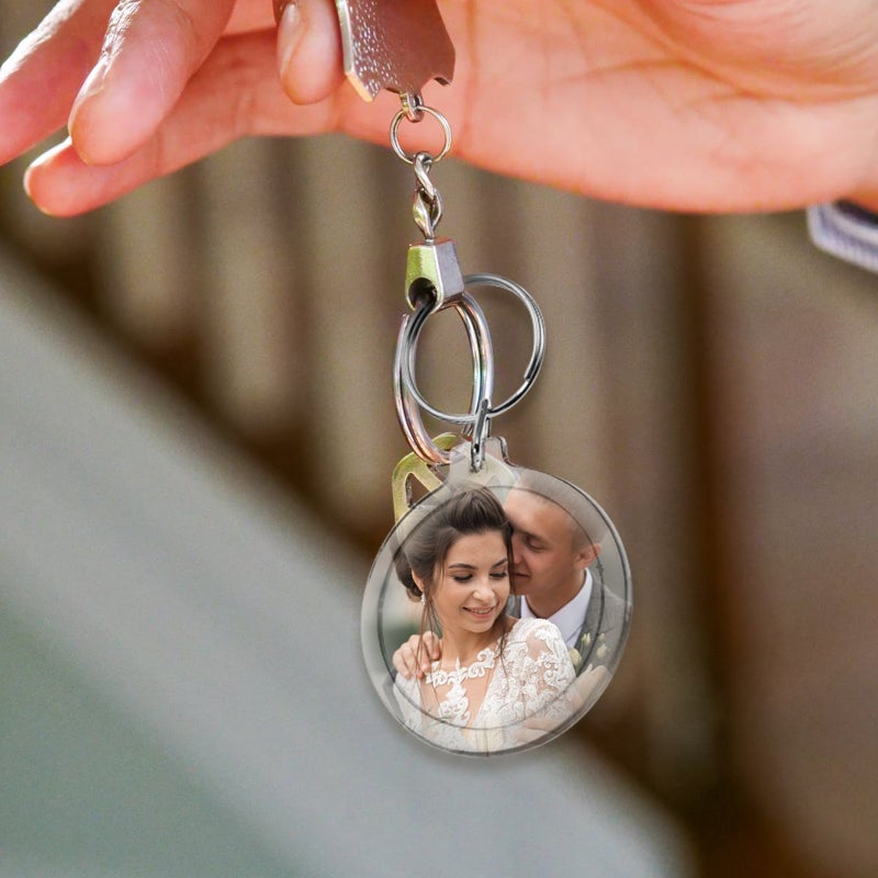 40 pcs Photo Frame Key Chains Blank Keyring Visible Photo Frame Keyrings - Image 5