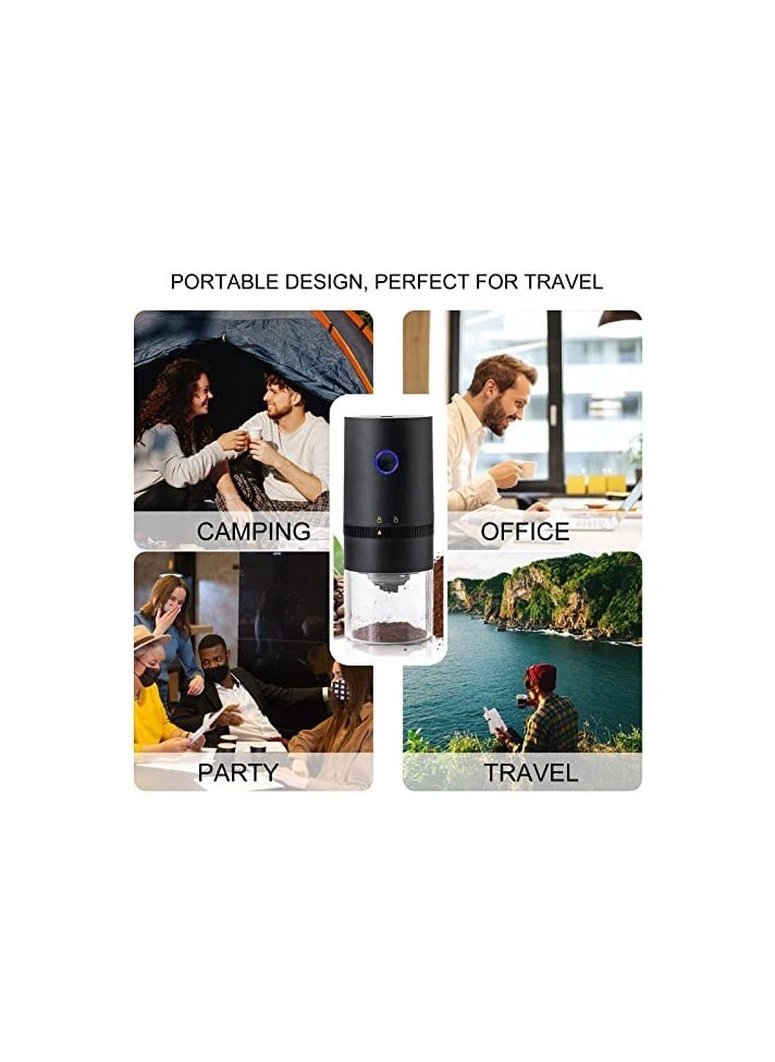 Portable Electric Burr Coffee Grinder, Portable Automatic Conical Grinder Coffee，USB Rechargeable Simple Push Button Operation with Brush,Removable Chamber for Home、Travel - pzsku/Z3E4BAD581B9E2CDCF99FZ/45/_/1732097006/67be0541-cfcd-4aa8-a20b-e61ab32e5385