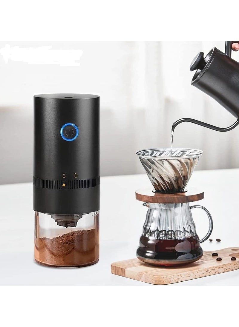 Portable Electric Burr Coffee Grinder, Portable Automatic Conical Grinder Coffee，USB Rechargeable Simple Push Button Operation with Brush,Removable Chamber for Home、Travel - pzsku/Z3E4BAD581B9E2CDCF99FZ/45/_/1732607230/0018e824-cf7e-4af4-9dc1-d691444e9118