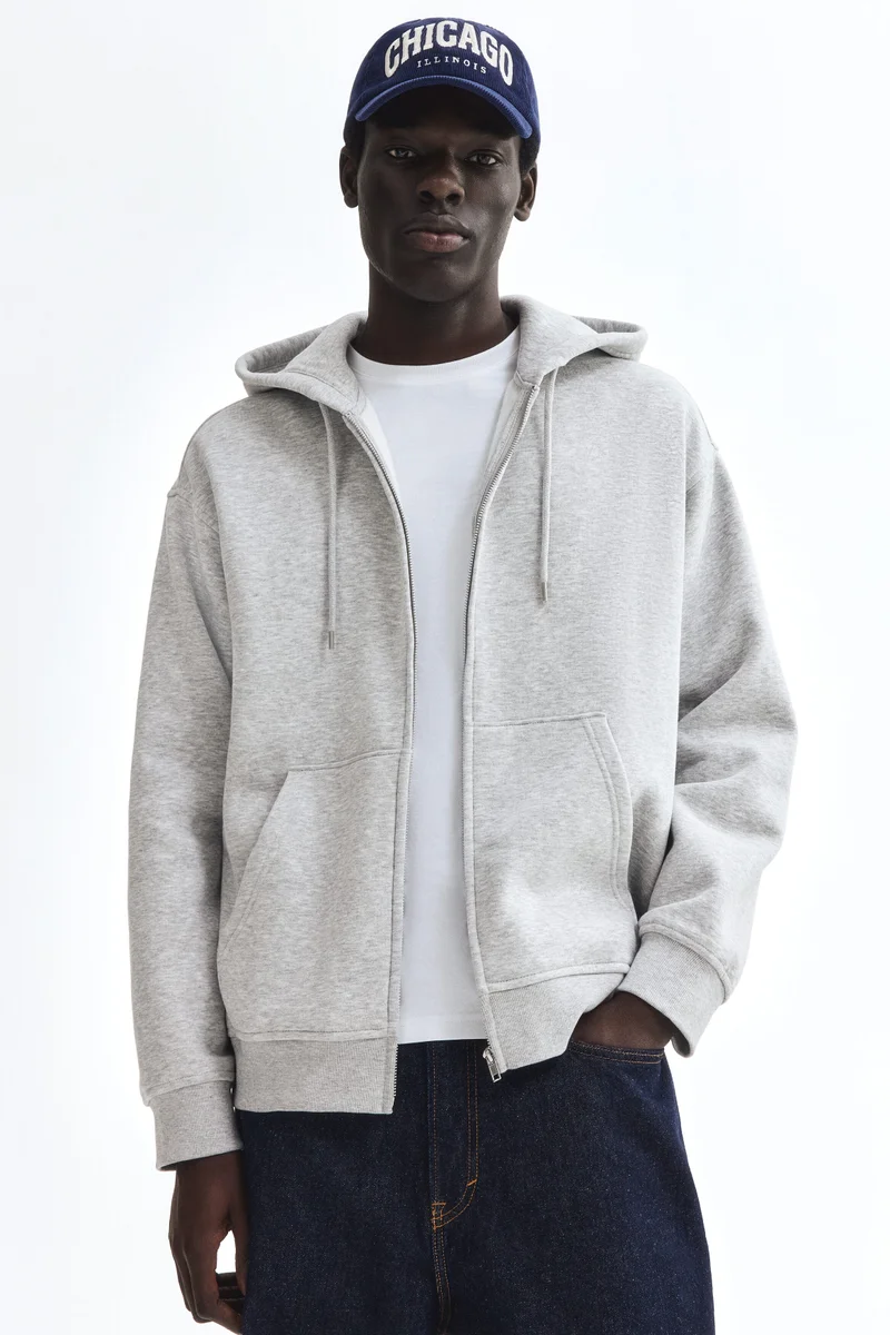 Loose Fit Zip-through hoodie