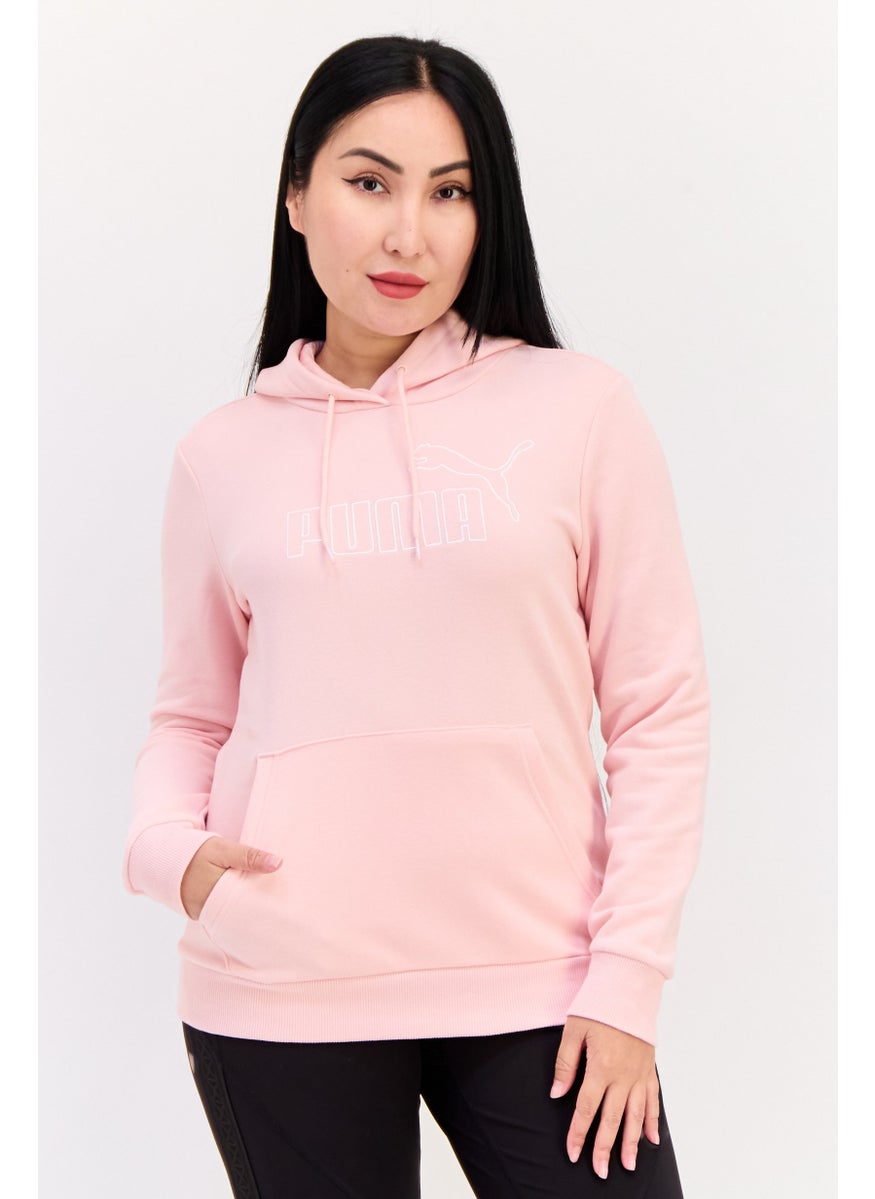 PUMA Women Sportswear Fit Long Sleeve Outdoor Hoodie, PInk  - Image 1