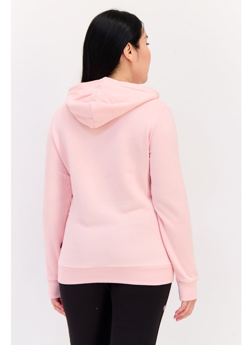 PUMA Women Sportswear Fit Long Sleeve Outdoor Hoodie, PInk  - Image 2