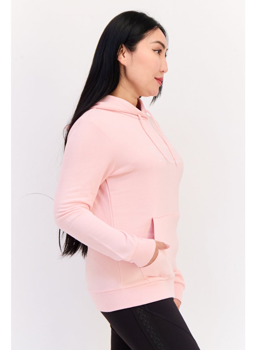 PUMA Women Sportswear Fit Long Sleeve Outdoor Hoodie, PInk  - Image 3