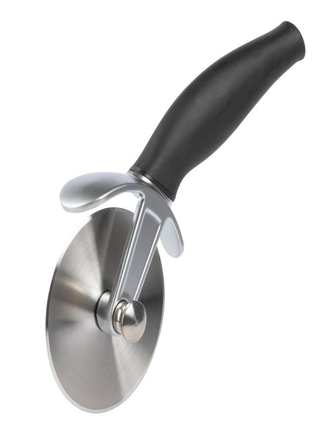 PL8 Artisan Pizza Wheel - Stainless Steel Cutting Wheel with Cast Zinc Frame and Integrated Oven Rack Hook for Easy Pizza Serving - Image 1