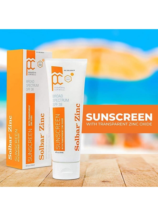 Solbar - Zinc Sun Protection Cream Spf 38 4 Oz (Pack Of 3) - Image 1