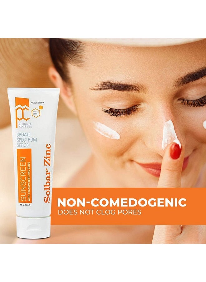 Solbar - Zinc Sun Protection Cream Spf 38 4 Oz (Pack Of 3) - Image 1