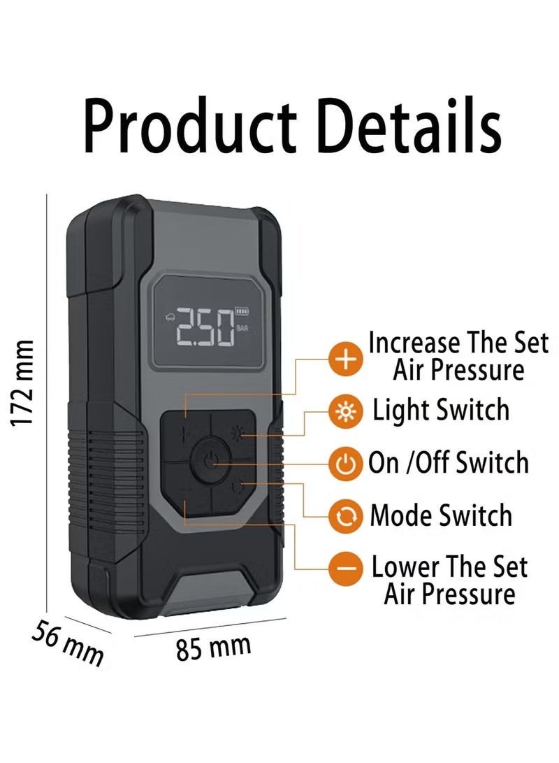 Denx 120W Air Blower with 7500 Portable Charger Dx1789 - Image 5