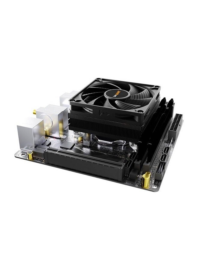be quiet! Pure Rock LP CPU Cooler, 92mm PWM High-Quality Fan, 2500 RPM Fan Speed, 3x High-Performance 6mm Heat Pipes, Copper Base Material, Rifle Fan Bearing Technology, Black | BK034 - Image 4
