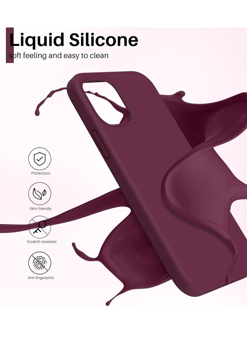 BORTONY iPhone 12 Pro Case Liquid Silicone Anti Scratch Anti Fingerprint Soft Silky Touch Shockproof Protective Cover for Apple iPhone 12 Pro - Image 4