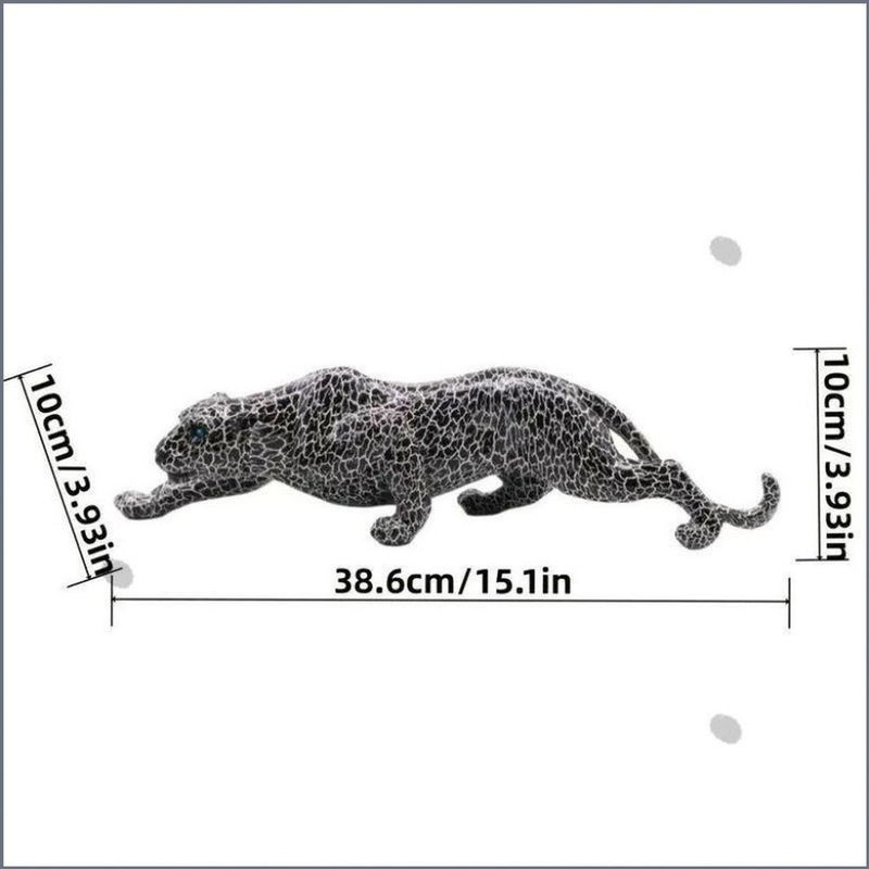 Decorative Resin Figurine Black and White Pattern, 42cm Length, 11cm Height - Image 4