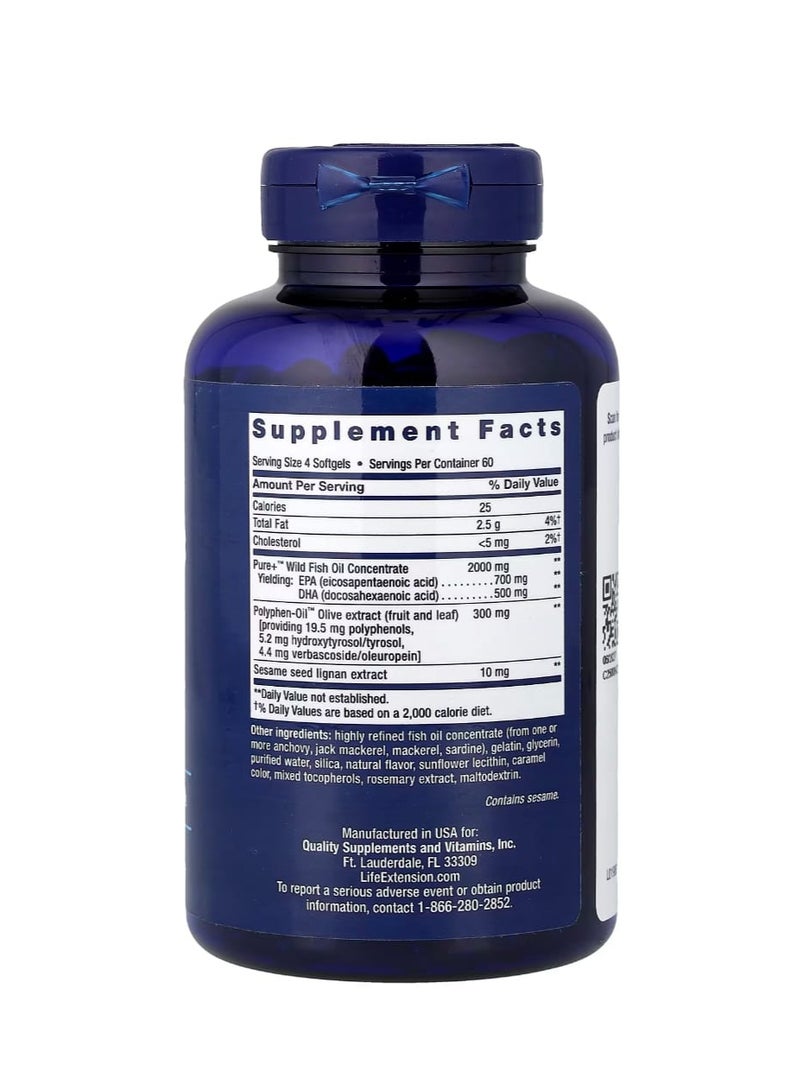 لايف إكستنشن 240 كبسولة هلامية من سوبر أوميجا 3 - Image 2