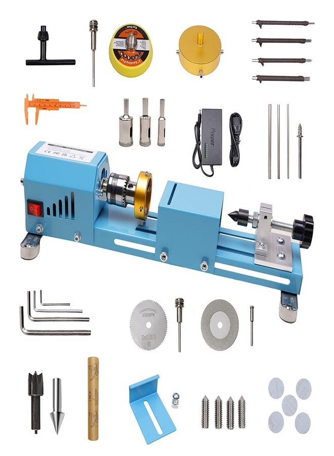 BACHIN - Mini wood lathe multi-purpose lathe with milling accessories for wood - Image 1