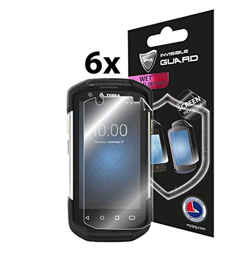 IPG Compatible with ZEBRA TC72 - TC77 Hydrogel Screen Protector (6 Units) Invisible Touch Screen Sensitive Ultra HD Clear Film Anti Scratch Skin Guard - Smooth/Self-Healing/Bubble -Free for tc72thin - Image 2