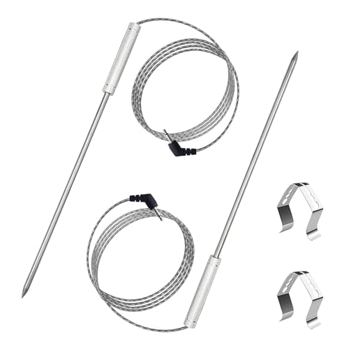 YAOAWE Upgraded Meat Probe Replacement for Thermopro Thermometers TP04, TP06, TP06S, TP07, TP-07S, TP08, TP-08S, TP09, TP09B, TP-10, TP16, TP17, TP20, TP20S, TP25, TP27, TP28, TP829, TP930, 2.5mm - Image 1