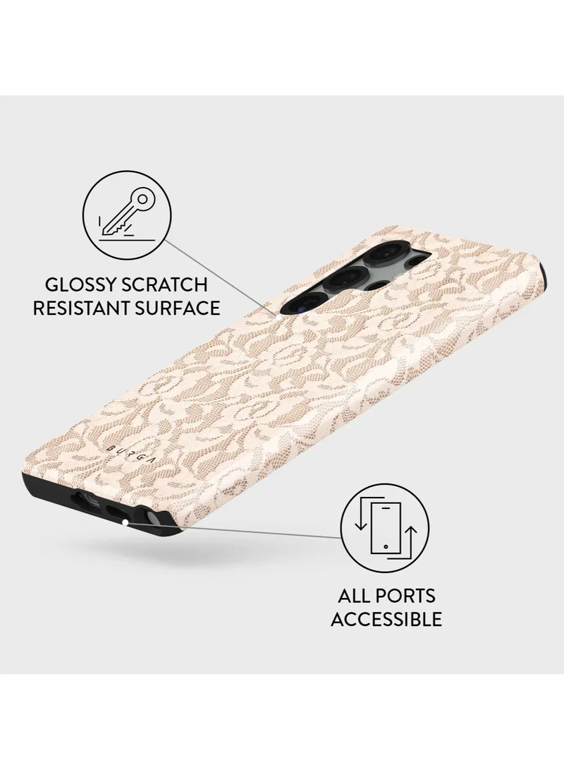 بورجا جراب هاتف محمول Samsung Galaxy S25 Ultra، جراب واقٍ من السيليكون الصلب هجين من طبقتين، مقاوم للخدش والصدمات، Gone Country
