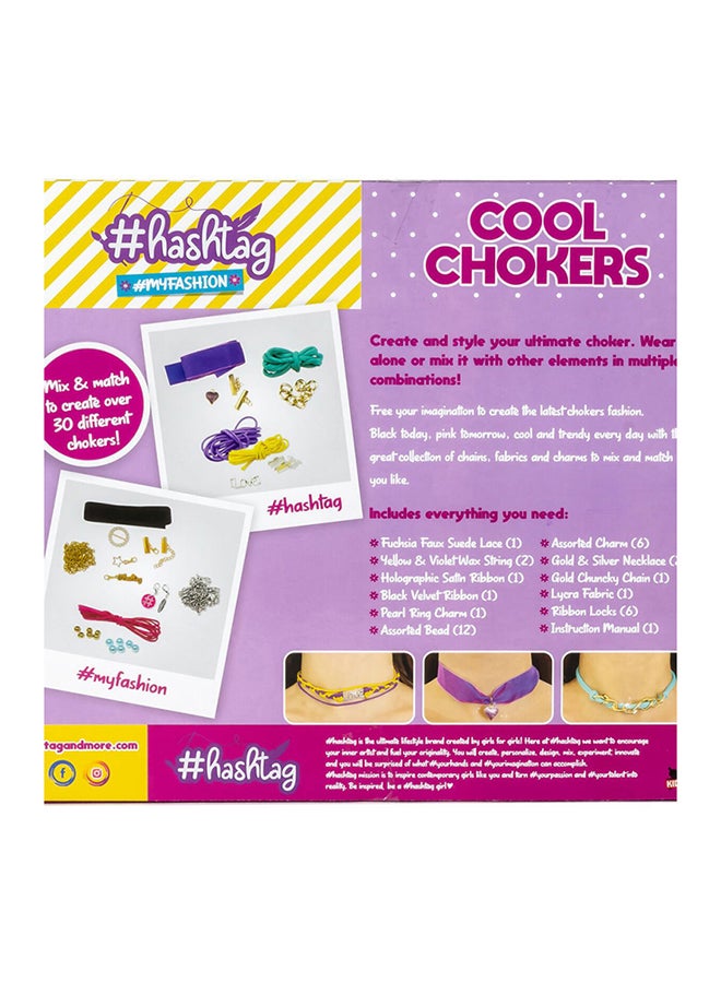 هاشتاج HTMF2102 ماي فاشون ستايل يور واي ميكس اند ماتش قلادات تشوكر 35 قطعة ألوان متعددة 5.3 x 24.2 x 27.2 سم - Image 2