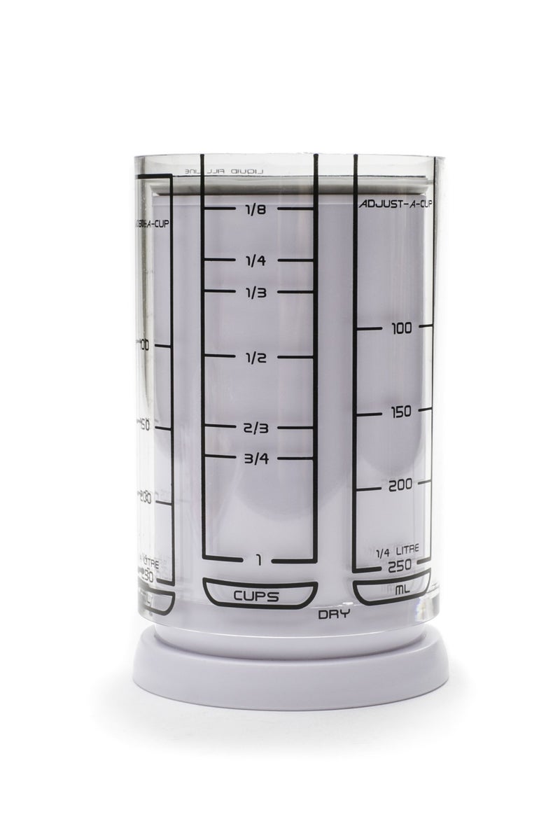 KitchenArt 1 Cup Adjust-A-Cup, Plastic, White - Image 3