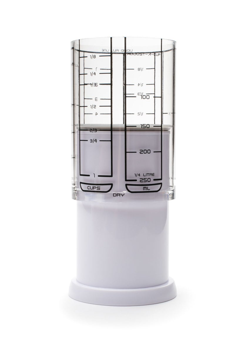 KitchenArt 1 Cup Adjust-A-Cup, Plastic, White - Image 4
