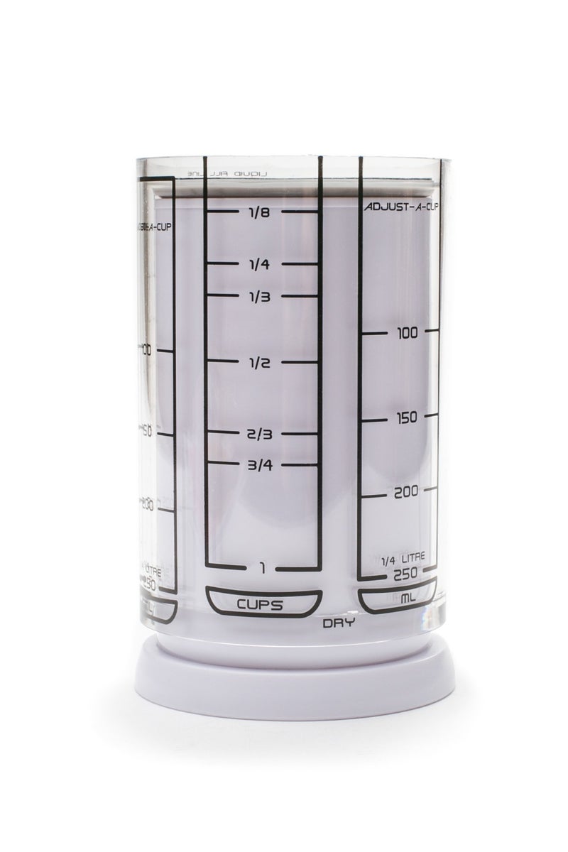 KitchenArt 1 Cup Adjust-A-Cup, Plastic, White - Image 5