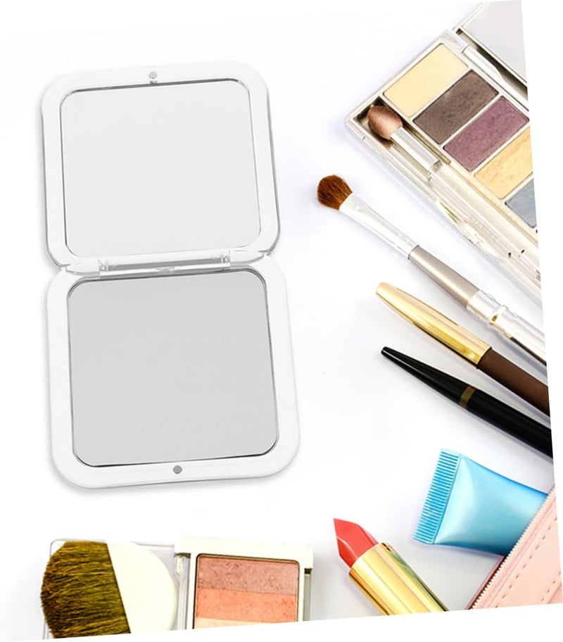Foldable Compact Mirror with Magnification Travel Friendly Makeup Mirror Durable for Quick Touch Ups The Go for Purse and Handbag - Image 4