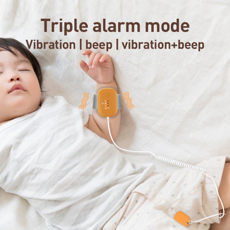 Bedwetting Alarm: White Magnetic Suction Type, Reliable Smart Chip & High Sensitivity Probe - Multiple Vibration Sound Modes, Rechargeable Lithium Battery for Toddler Potty Training, Deep Sleepers, No - Image 2