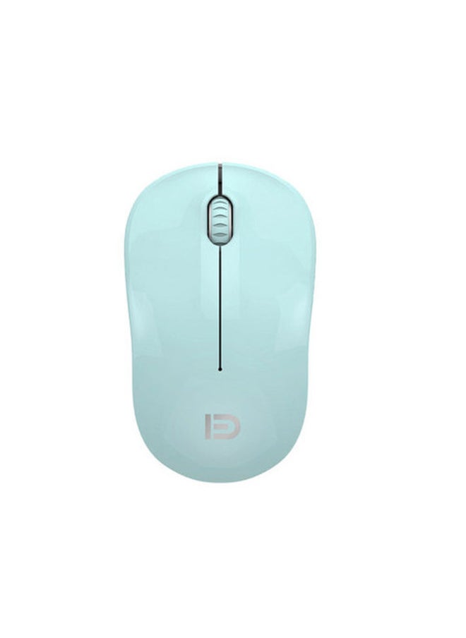 Generic V1 Wireless Office Gaming Mouse Fashionable Simple Multicolor Laptop Smart Energy Saving Mouse Ergonomic Design Home Office-Specifications:Light Green  - Image 1