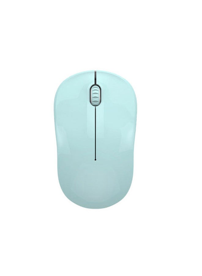 Generic V1 Wireless Office Gaming Mouse Fashionable Simple Multicolor Laptop Smart Energy Saving Mouse Ergonomic Design Home Office-Specifications:Light Green  - Image 3