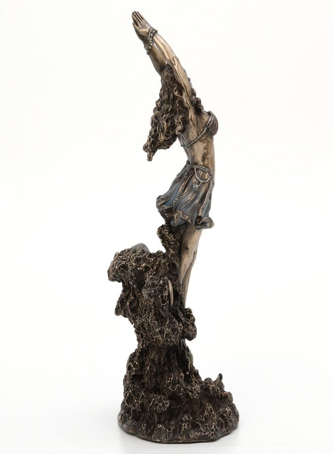 Veronese Design 10.25" Yemaya Orishia of The Ocean Resin Statue Bronze Finish - Image 4