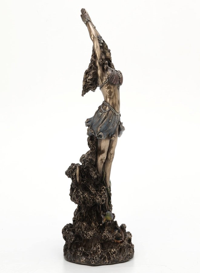 Veronese Design 10.25" Yemaya Orishia of The Ocean Resin Statue Bronze Finish - Image 5