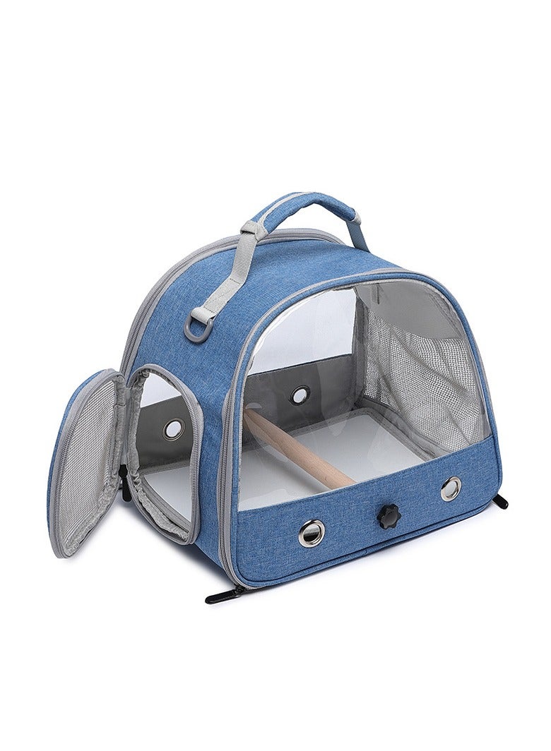 general Bird bag Parrot Xuanwu flower branch mouse travel portable shoulder rabbit bag carry messenger bag pet go portable bag - Image 1