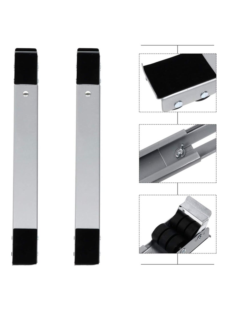 Washing Machine Stand with Wheels Adjustable Roller Base Mobile Roller Refrigerator Base Moving Cart for Dryer Fridge Furniture  - Image 4