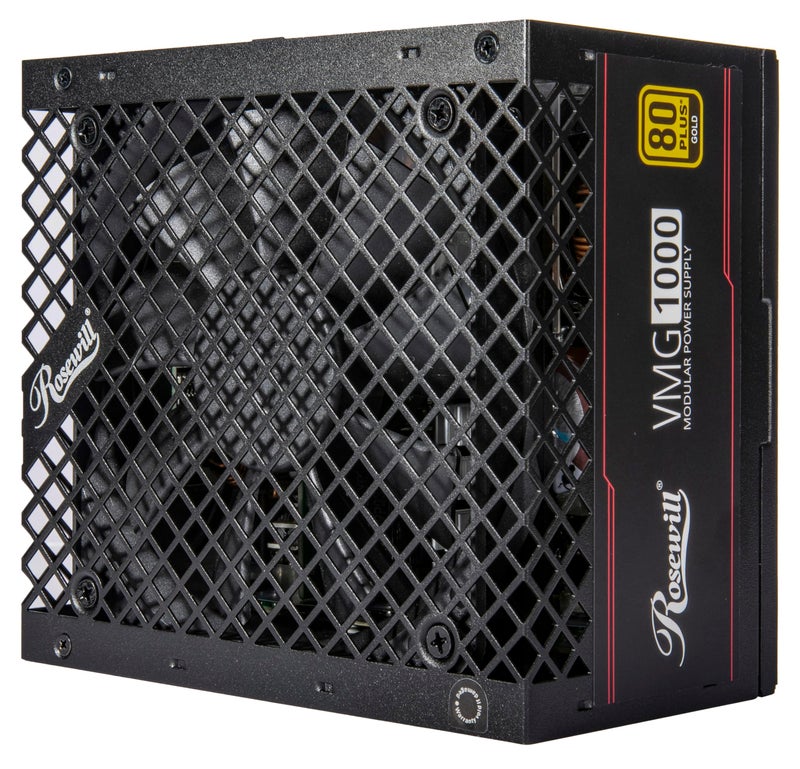 Rosewill VMG 1000W 80+ Gold, ATX 3.0 & 3.1 Compatible, Full Modular Low-Noise Power Supply, PCIe 5.1 12V-2x6 Connector, 100% Japanese Electrolytic Capacitor, 120mm FDB Silent Fan - 5 Year Warranty - Image 4