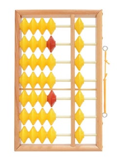 Generic 7 Column Non-Slip Hanging Wooden Abacus Chinese Soroban Educational Tool Mathmet  - Image 3