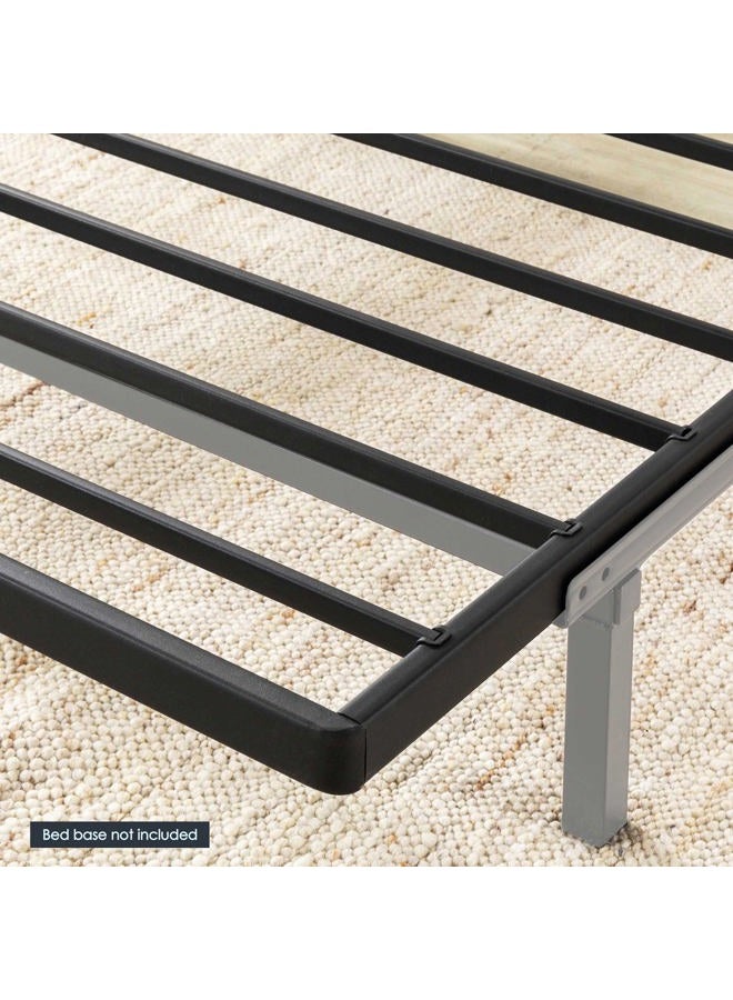 MELLOW 1.6 Inch Metal Bunkie Board Mattress Support, Bed Slat Replacement, Full - Image 4