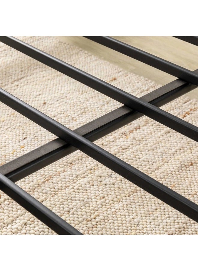 MELLOW 1.6 Inch Metal Bunkie Board Mattress Support, Bed Slat Replacement, Full - Image 5