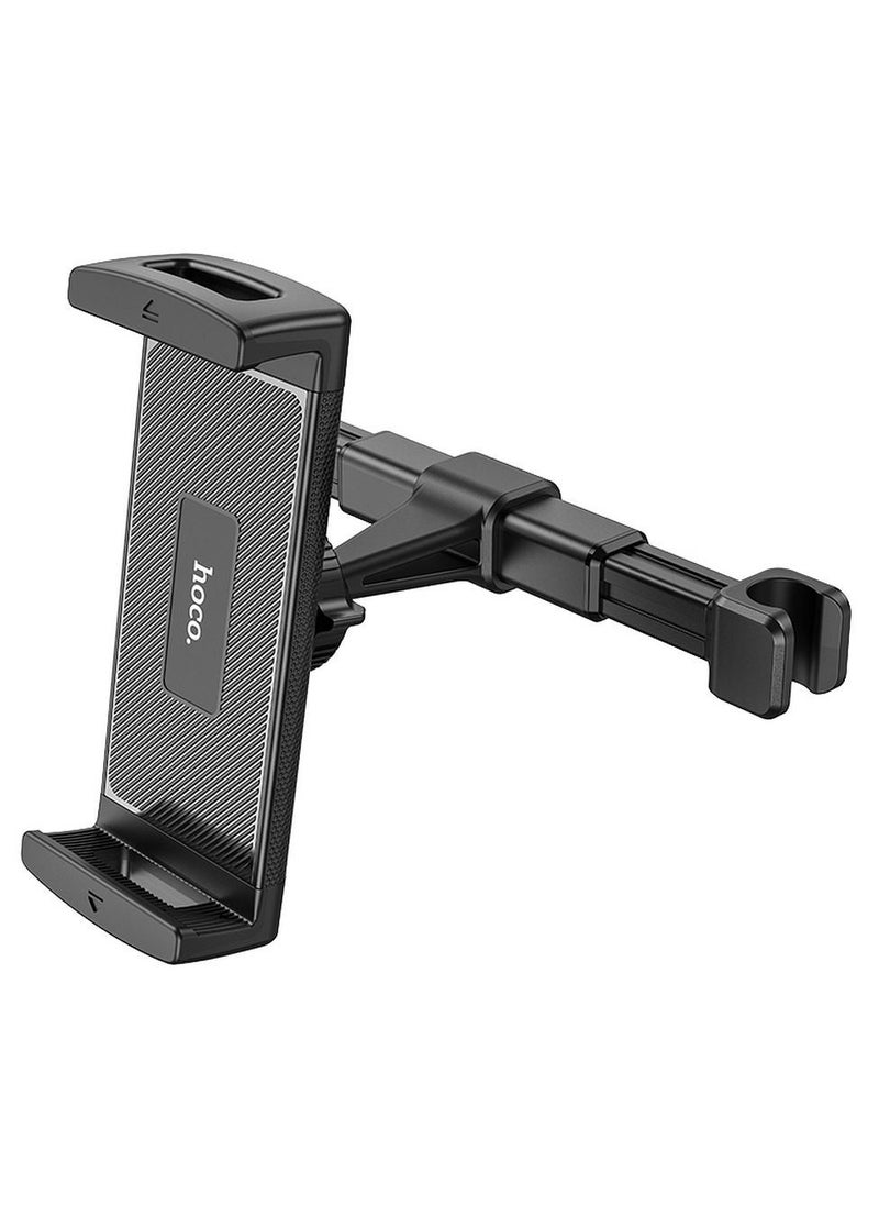 Hoco Car Tablet Holder for Headrest – Prospering CA121, Adjustable Black Car Mount for Tablets, Secure & Easy-to-Install Headrest Tablet Stand, Universal Fit for All Tablets, Perfect for Rear Seat Entertainment  - Image 5
