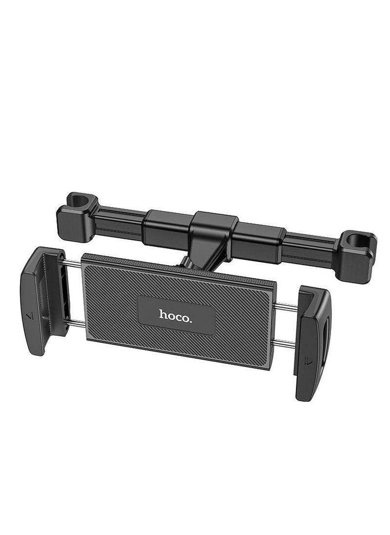 Hoco Car Tablet Holder for Headrest – Prospering CA121, Adjustable Black Car Mount for Tablets, Secure & Easy-to-Install Headrest Tablet Stand, Universal Fit for All Tablets, Perfect for Rear Seat Entertainment  - Image 4