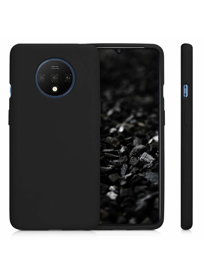 kwmobile Case Compatible with OnePlus 7T Case - TPU Silicone Phone Cover with Soft Finish - Black - Image 5