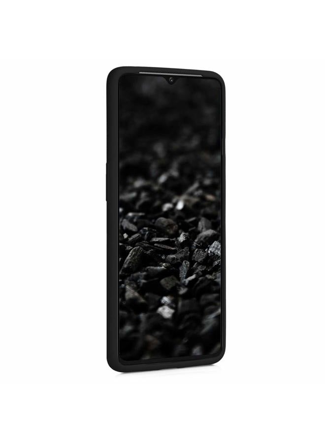 kwmobile Case Compatible with OnePlus 7T Case - TPU Silicone Phone Cover with Soft Finish - Black - Image 2
