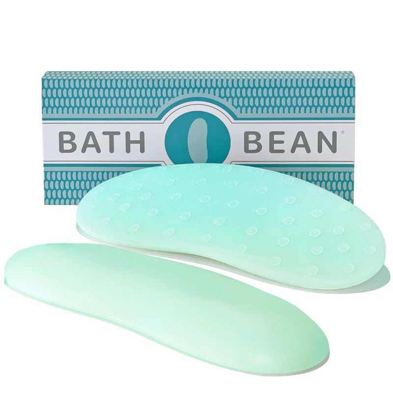 BATH BEAN Luxury Body Stopper, Anti-Slip Spa Accessory, Holds Reclined Position in Bath to Fully Release Tension, Bathe Comfortably Hands Free, and Keep Your Hair Dry. Recline, Relax, Stay Put! - Image 1