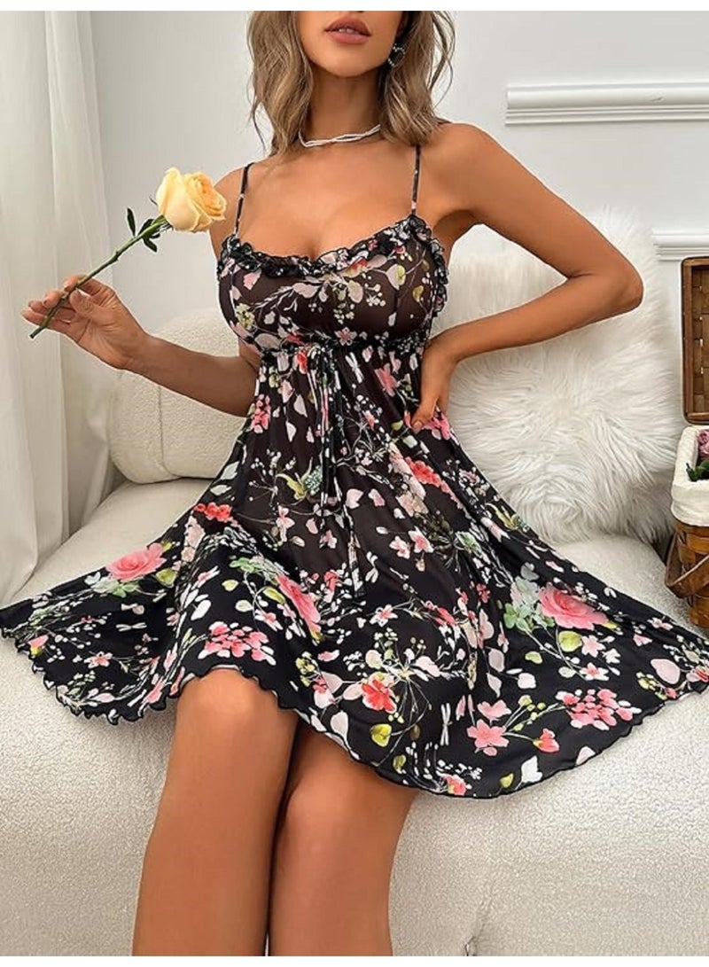 MANIKAN Women's dress from a floral comfortable design with soft material - Image 2