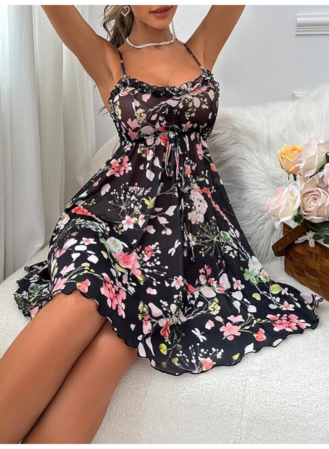MANIKAN Women's dress from a floral comfortable design with soft material - Image 4