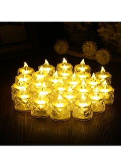 Angmei 24pcs led electronic crystal candle mini simulation transparent electronic candle light decorative love candle  - Image 1